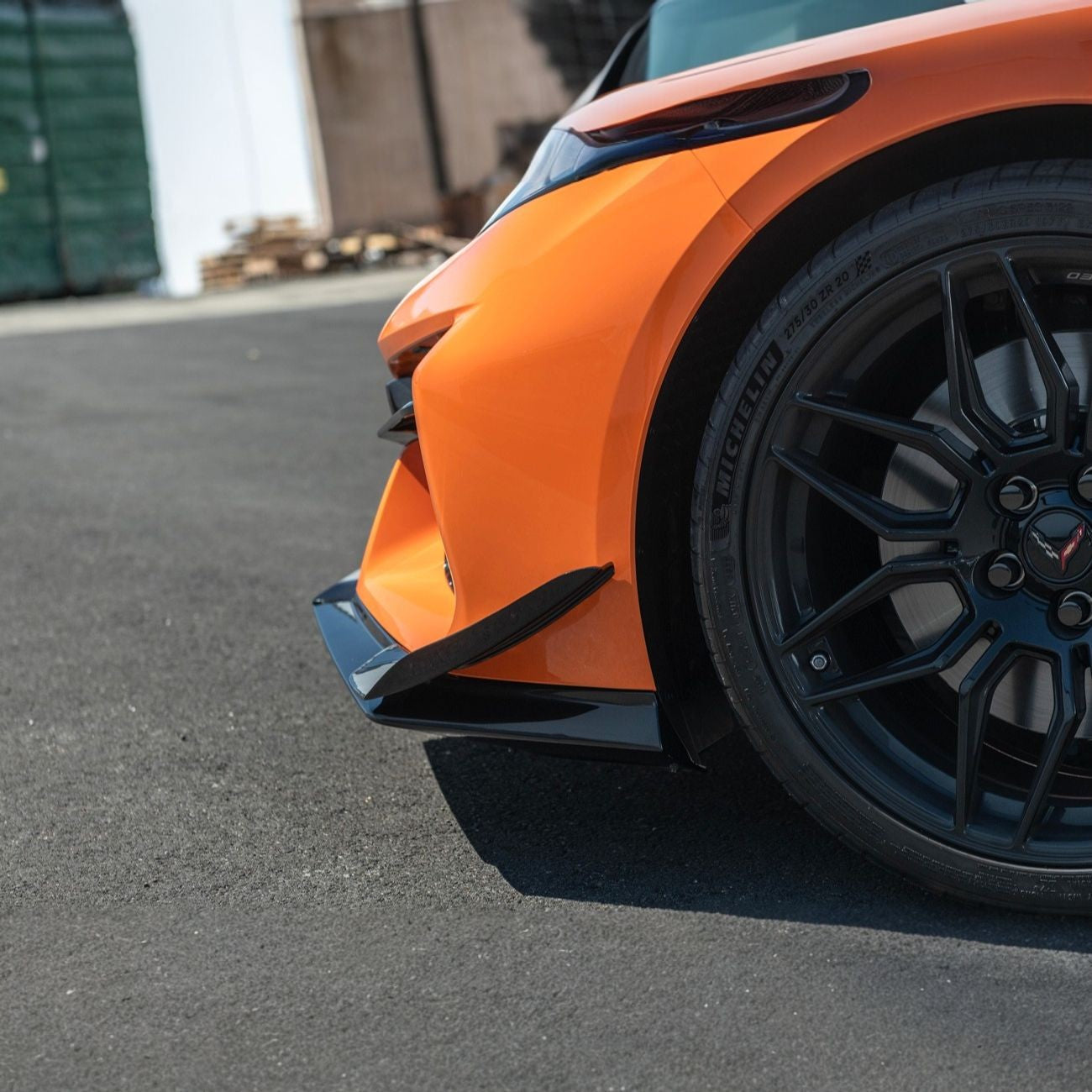 Corvette C8 Carbon Fiber Z07 Performance Package Front Splitter & Side Canards
