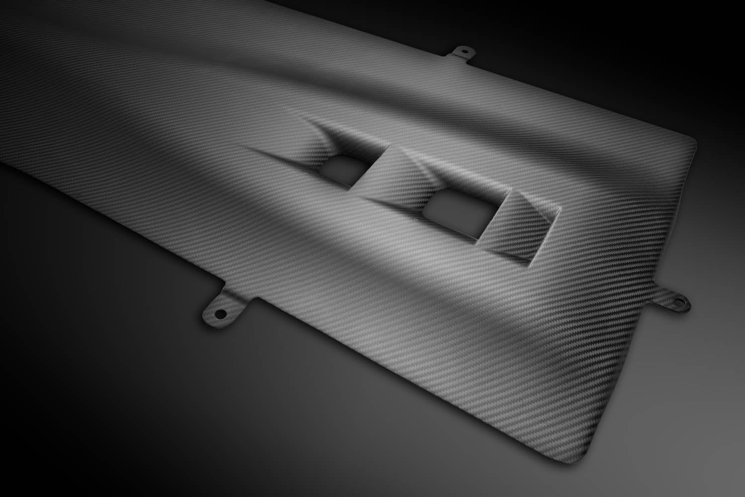 Carbon Flat Underbody Panel - R35 GTR - Blemmished
