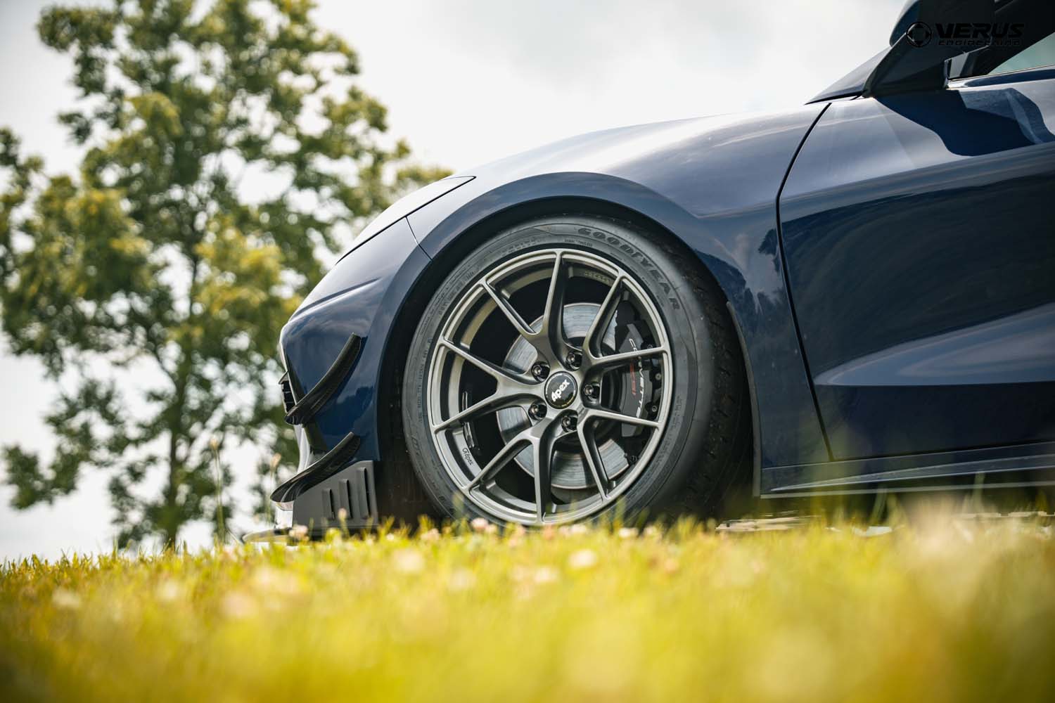 Front Splitter Endplates, WF Spec - Corvette Stingray (C8)