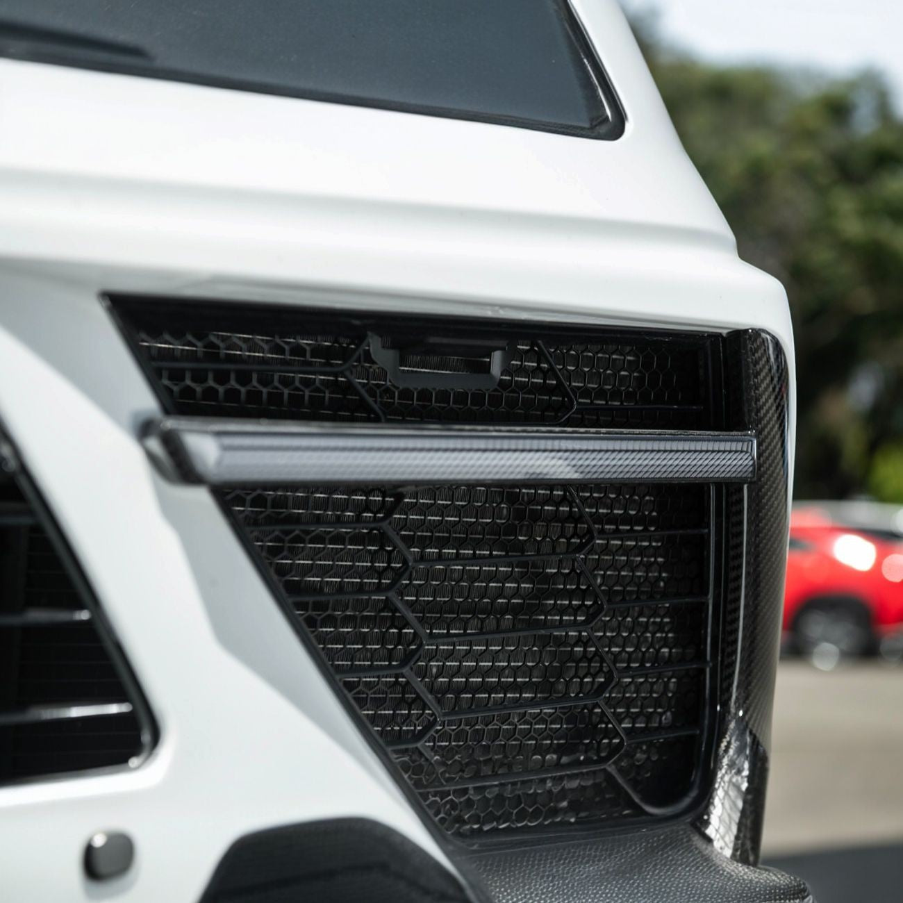 Corvette C8 Front Bumper Lower Air Inlet Mesh Grille Guards