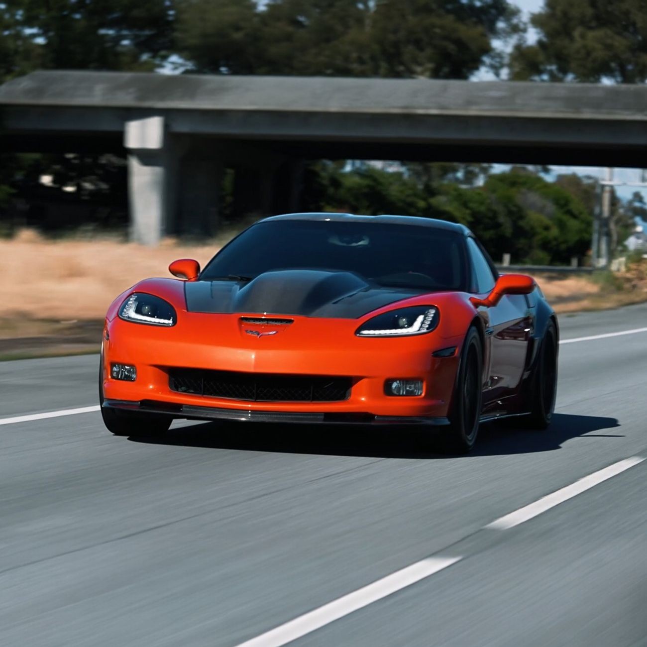Corvette C6 Carbon Fiber EOS Performance Track Package Hood