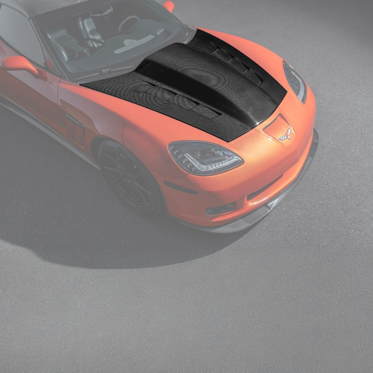 Corvette C6 Carbon Fiber EOS Performance Track Package Hood