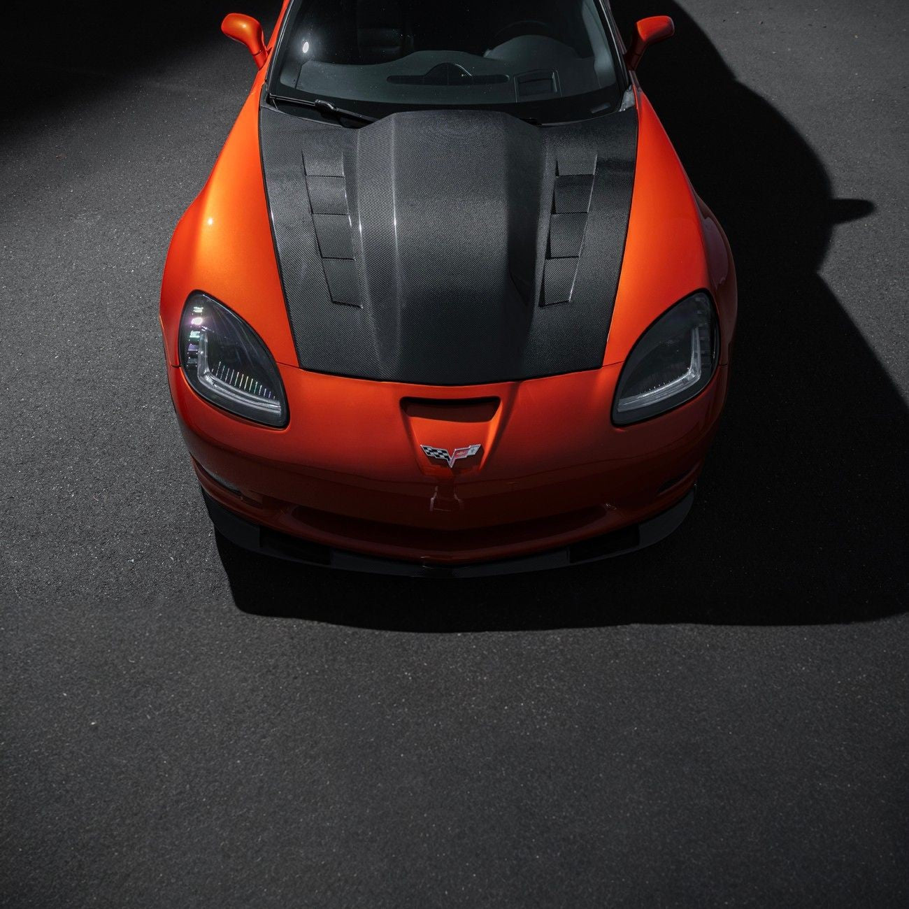 Corvette C6 Carbon Fiber EOS Performance Track Package Hood