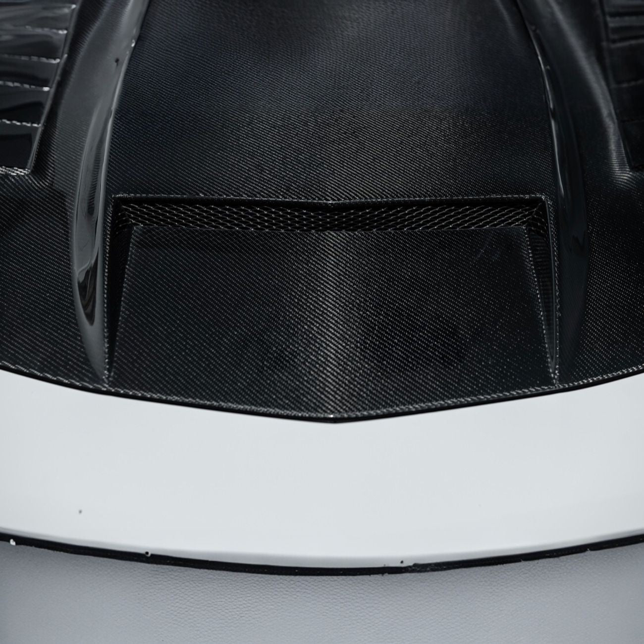 2016-2024 Chevrolet Camaro Carbon Fiber Terminator Style Front Bumper Hood Replacement