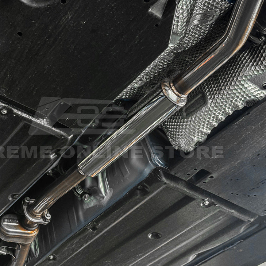 2022-Present Toyota GR86 Subaru BRZ BOSO Style Muffler Delete Cat Back Exhaust