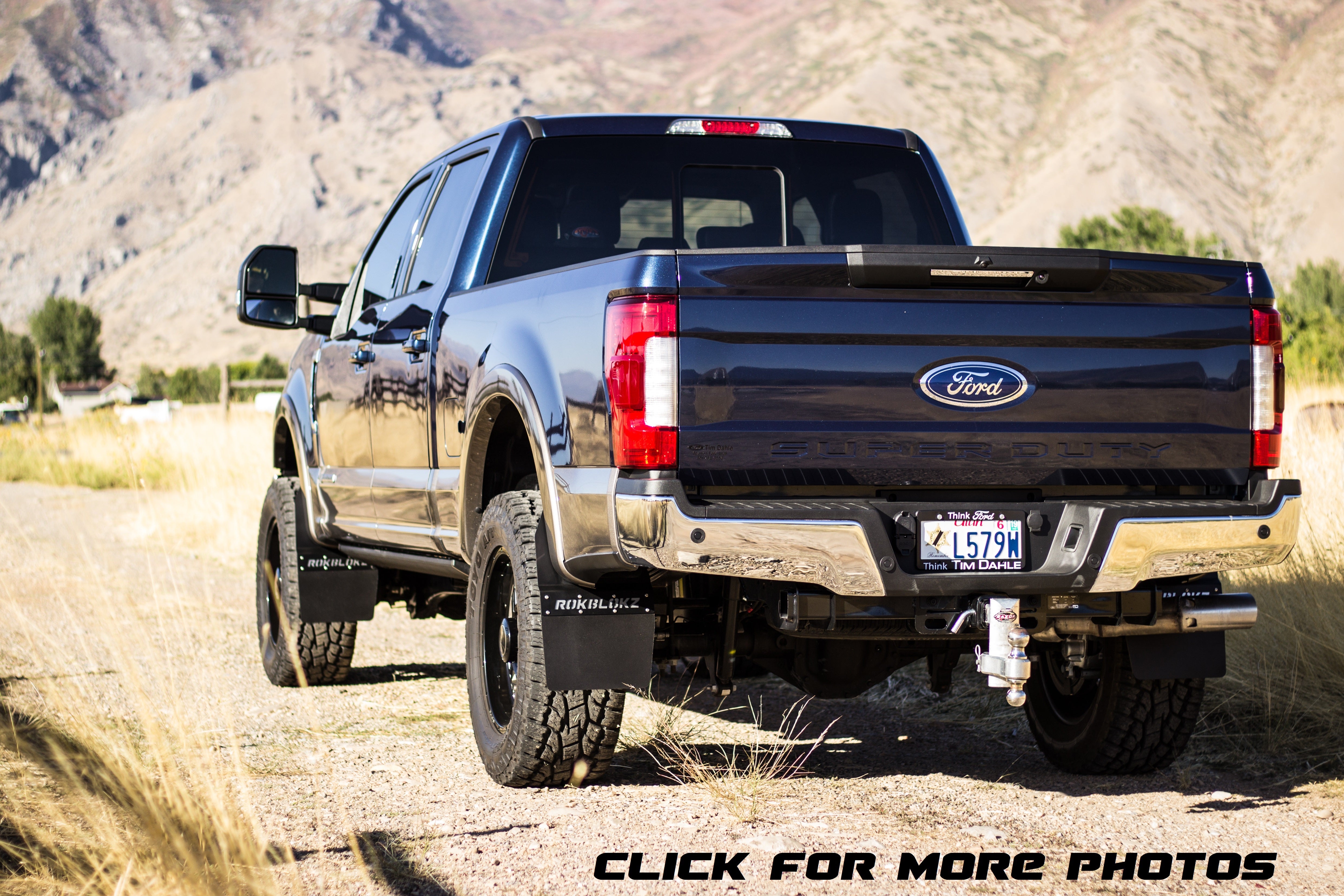 Ford F-250 F-350 SUPER DUTY SRW STEP BACK 2017+ Mud Flaps