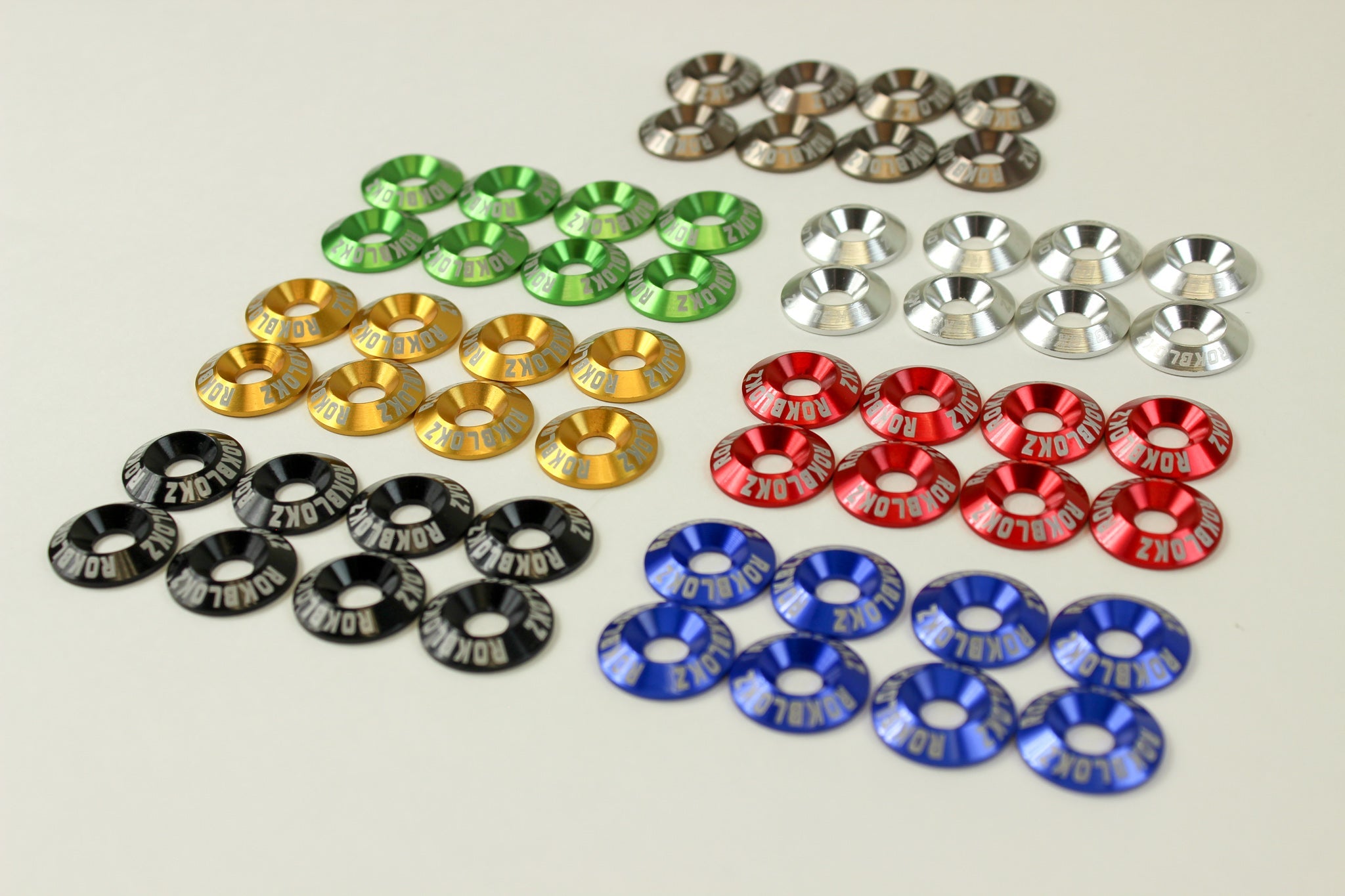 Anodized Aluminum Dress Washer Kit