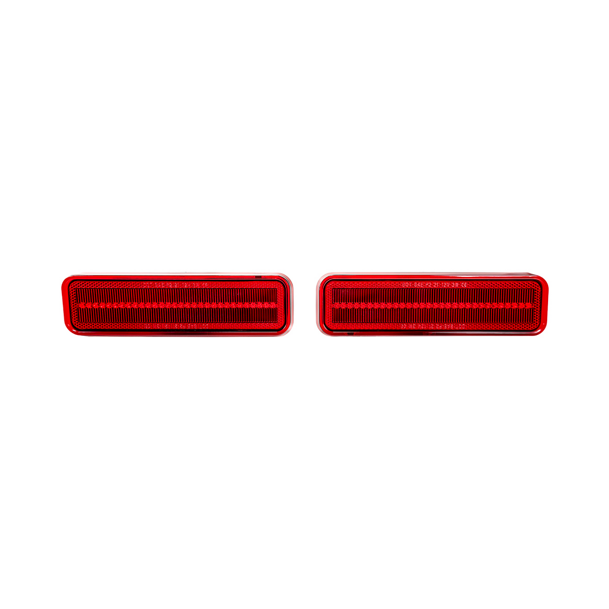 1972-1974 Dodge Charger Rear Red LED Side Marker Lights