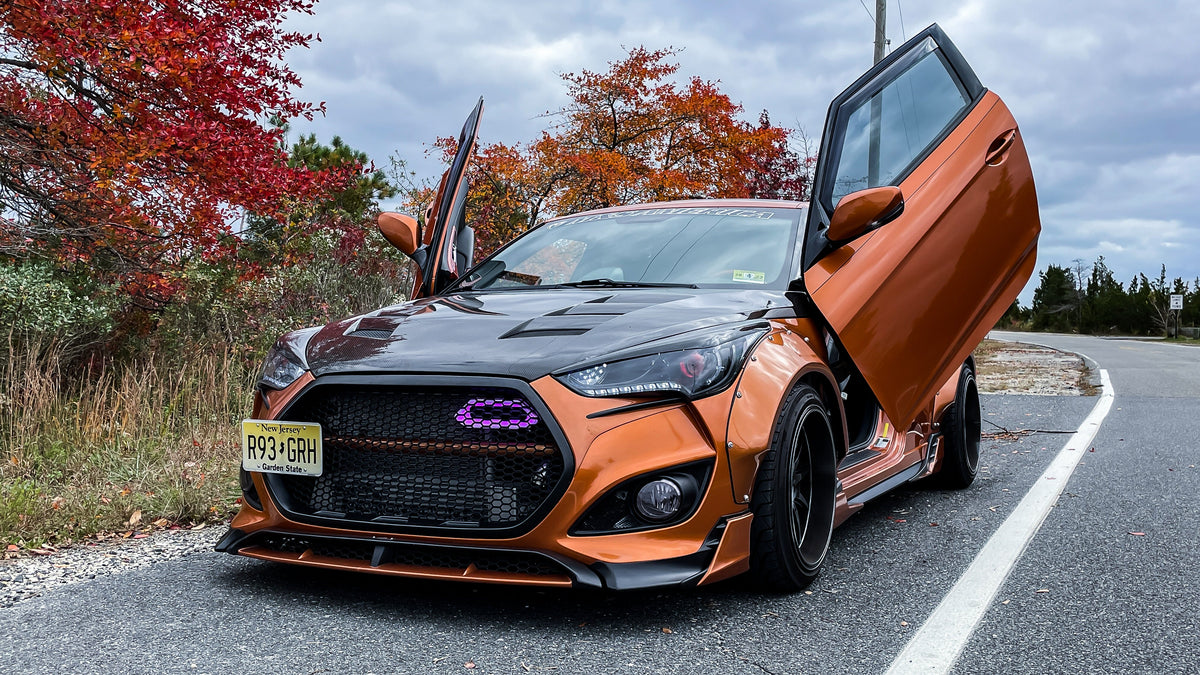 2013-2017 Hyundai Veloster Turbo BIG MOUTH LIT KIT Ram Air Intake Snorkel - product image 6