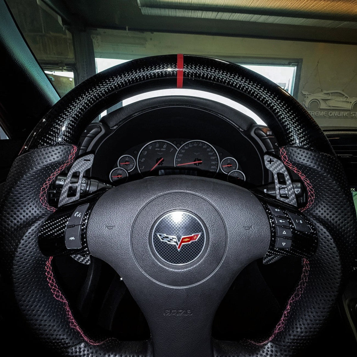 2006-2013 Corvette C6 Steering Wheel Magnetic Paddle Shifter Pair