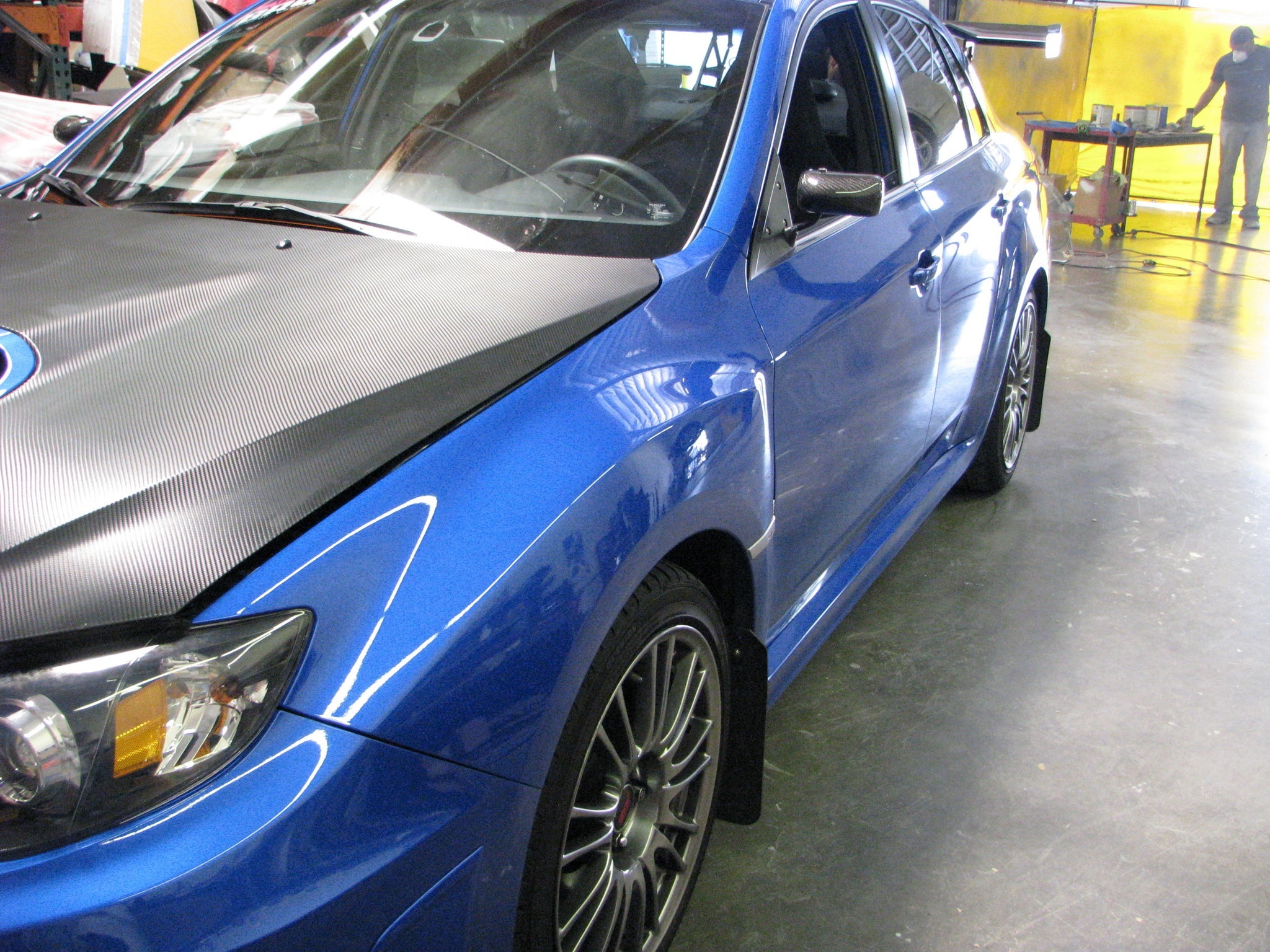 Carbon Fiber Subaru Impreza WRX/ STI Formula GT3 Carbon Fiber Mirror/Black 2008-2014