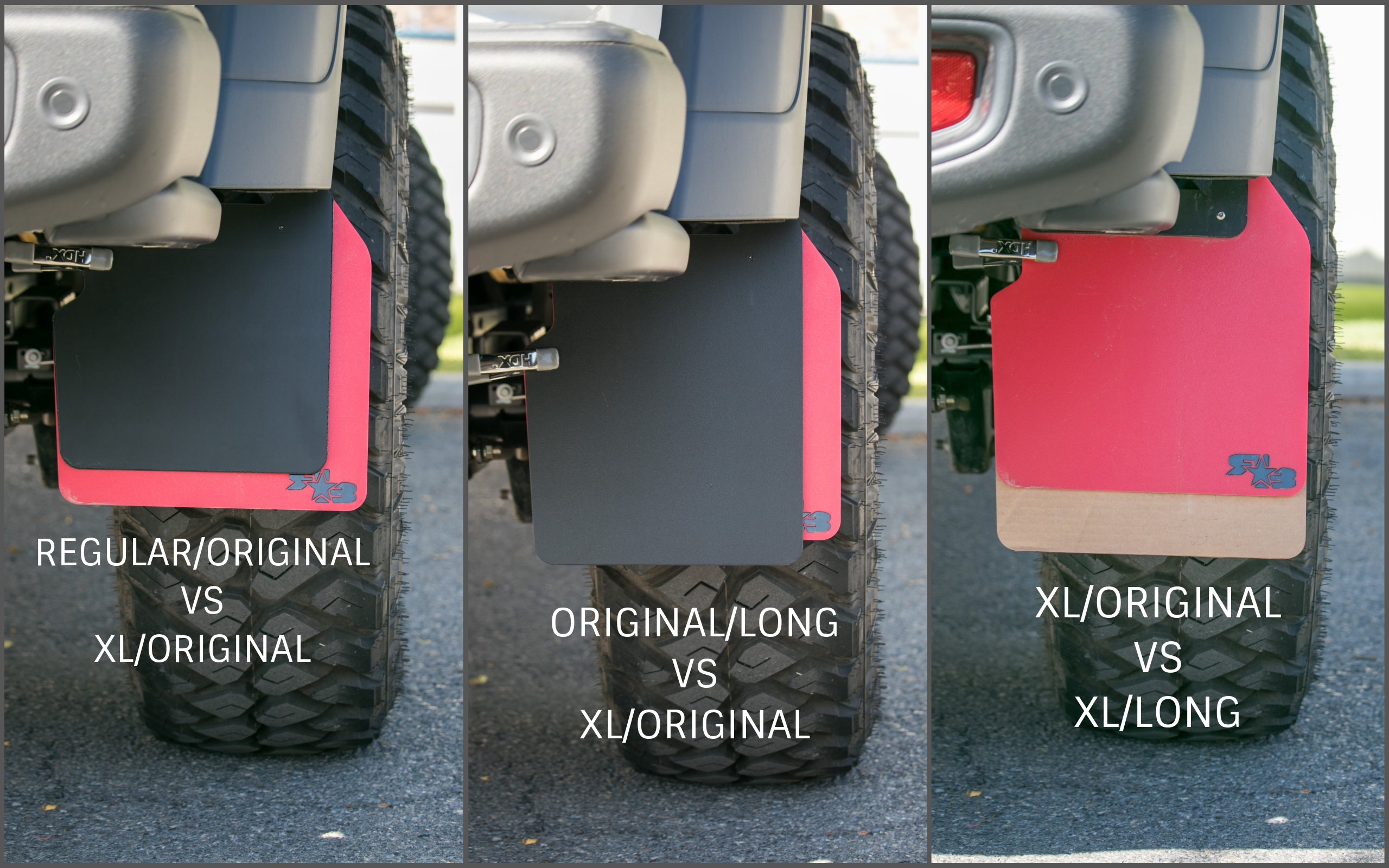 Jeep Gladiator (JT) 2020+ Quick Release Mud Flaps - Front & Rear