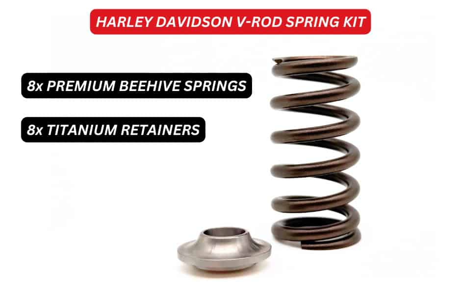 Harley V-Rod Beehive and Titanium Retainer Kit