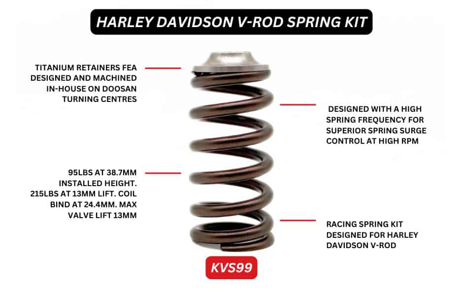 KVS99 | Harley V-Rod Beehive Springs