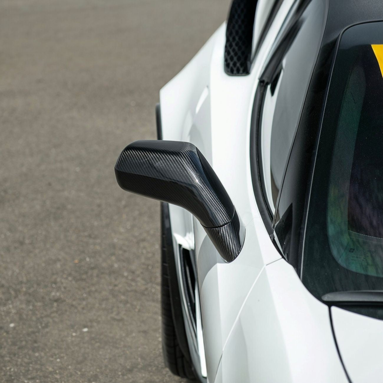 Corvette C7 Dry Carbon Fiber Side Mirror Cover Overlays