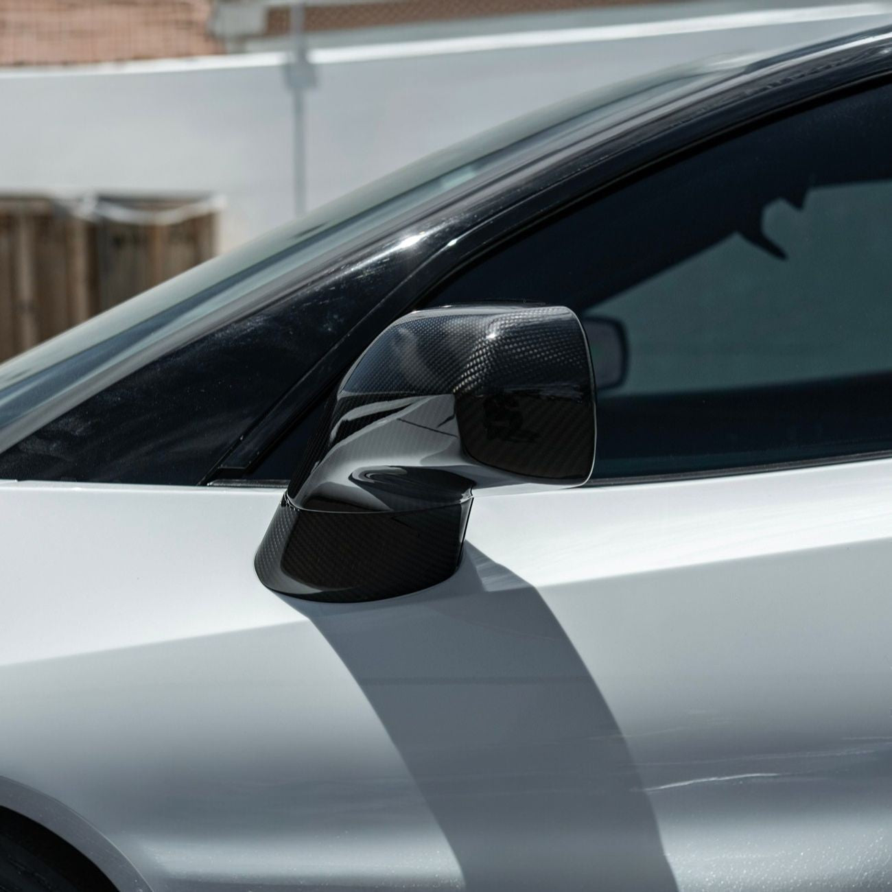 Corvette C7 Dry Carbon Fiber Side Mirror Cover Overlays