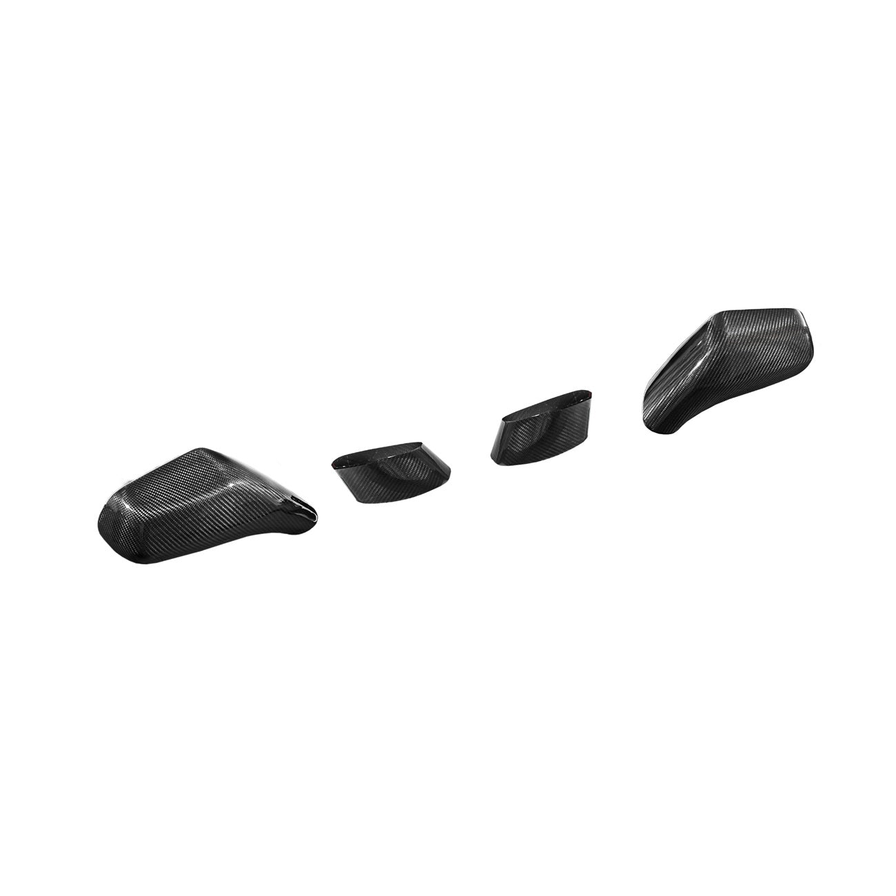 Corvette C7 Dry Carbon Fiber Side Mirror Cover Overlays
