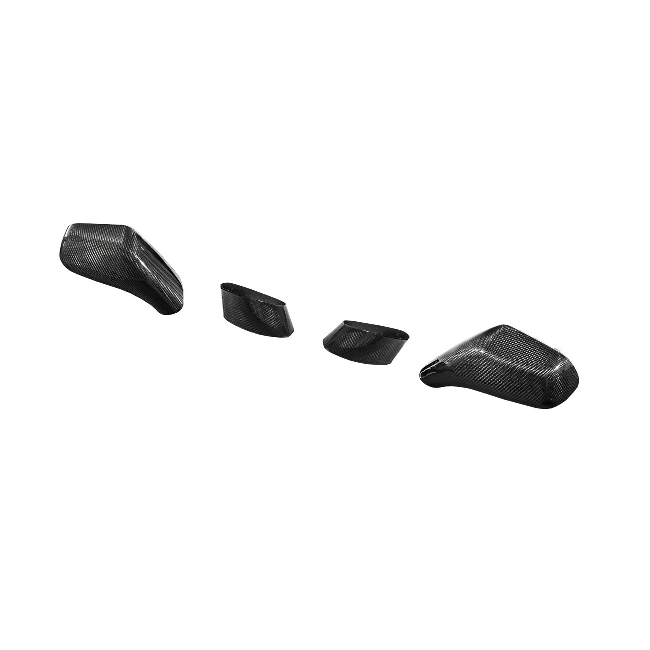 Corvette C7 Dry Carbon Fiber Side Mirror Cover Overlays