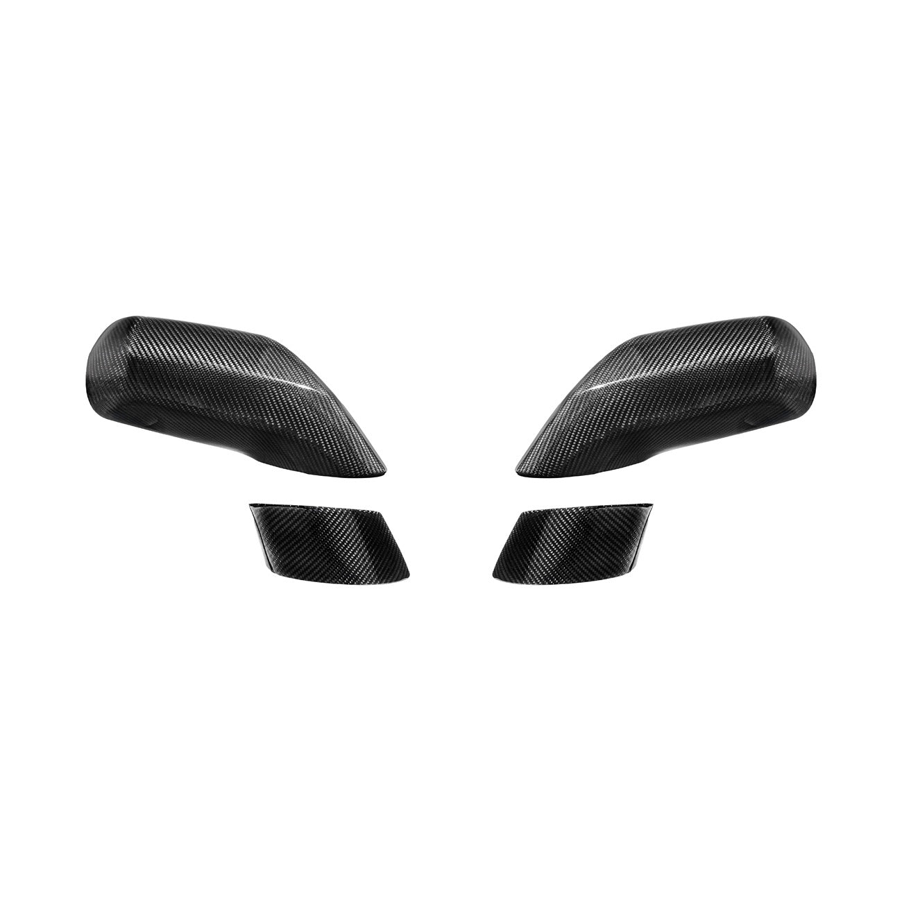 Corvette C7 Dry Carbon Fiber Side Mirror Cover Overlays