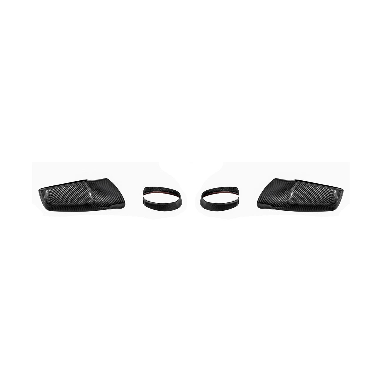 Corvette C7 Dry Carbon Fiber Side Mirror Cover Overlays