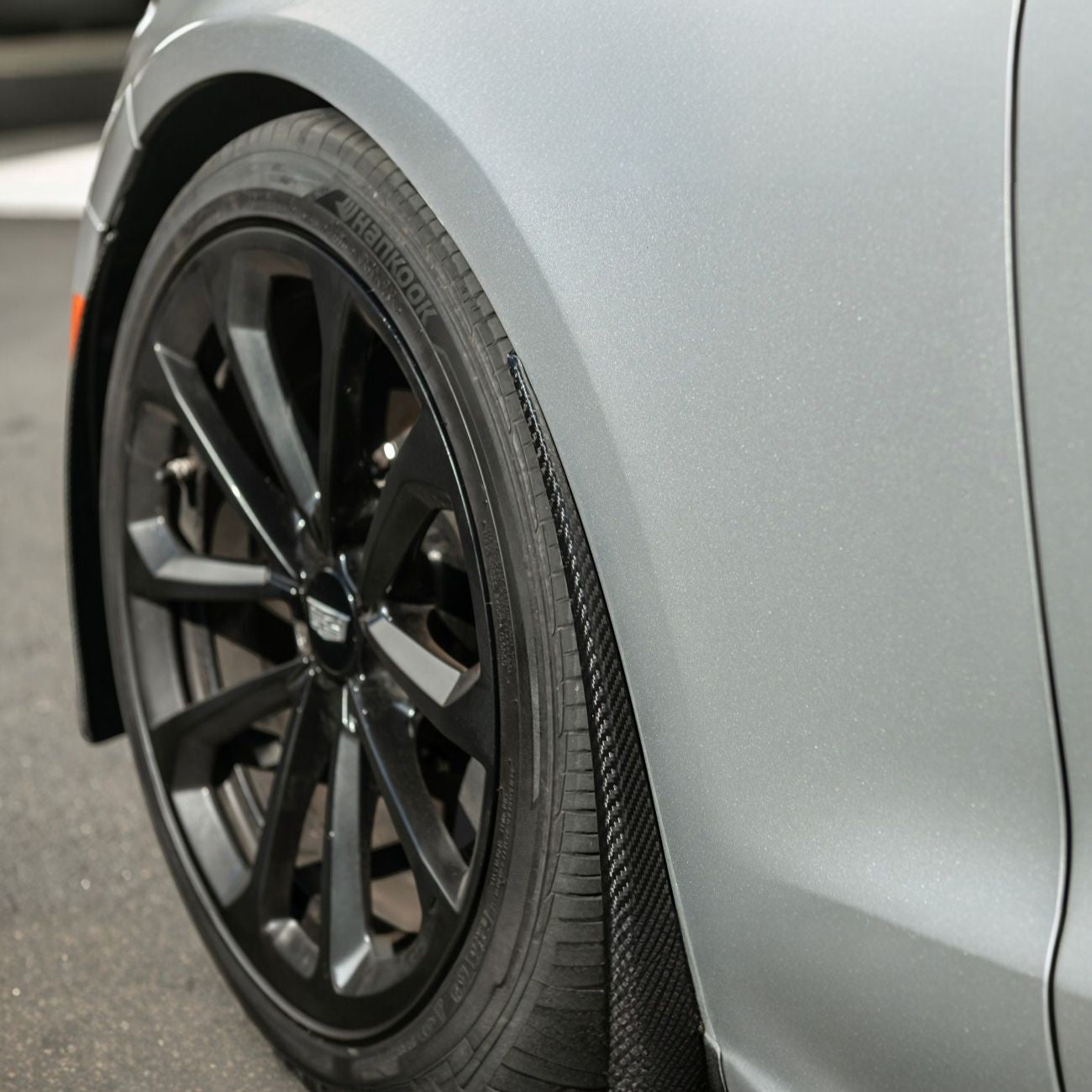 2016-2019 Cadillac ATS-V Dry Carbon Fiber Front Mud Flaps Splash Guards