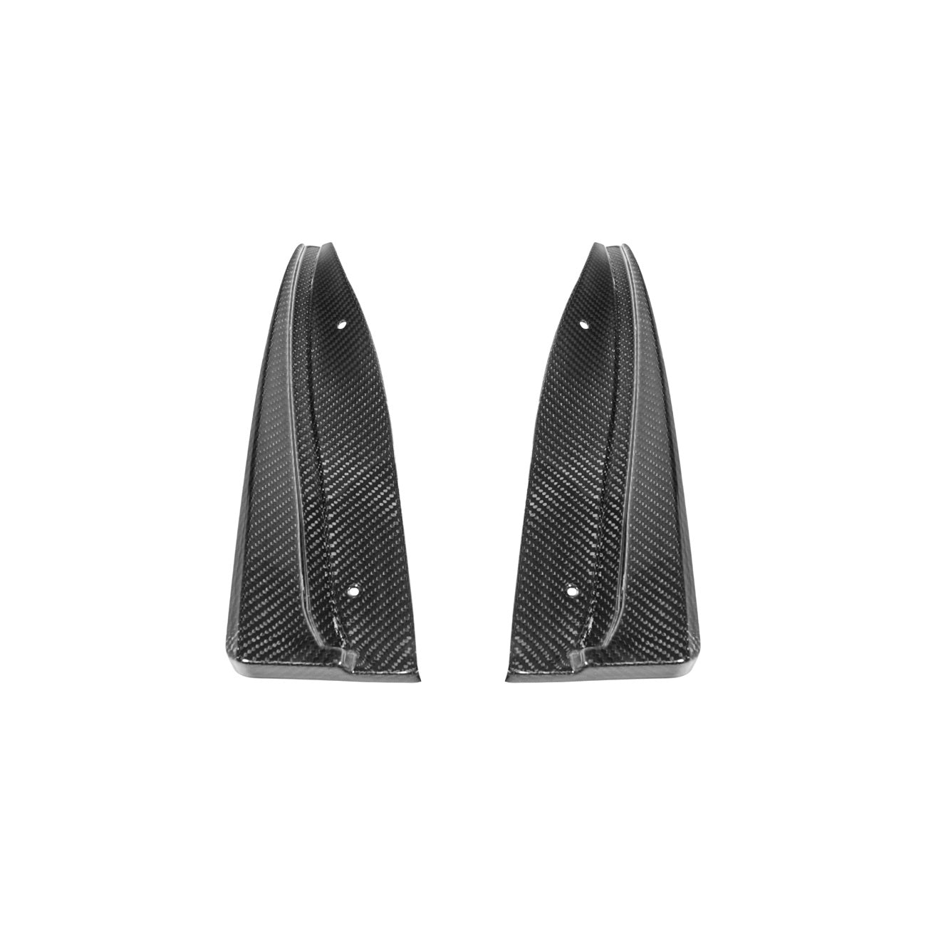 2016-2019 Cadillac ATS-V Dry Carbon Fiber Front Mud Flaps Splash Guards