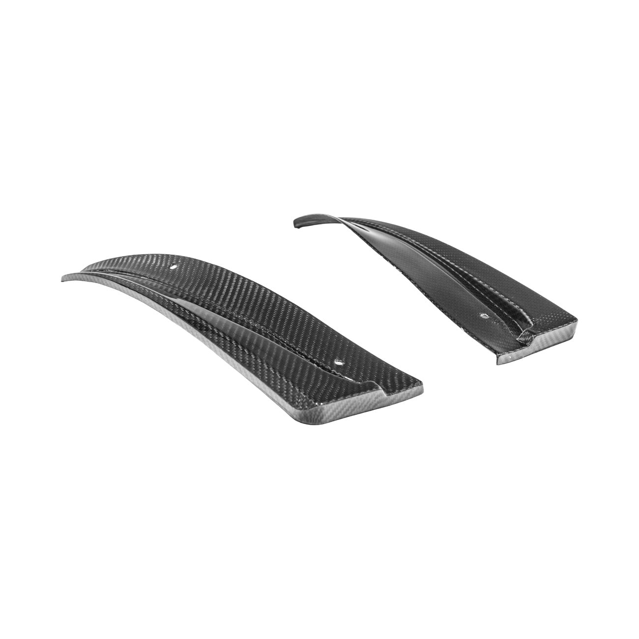 2016-2019 Cadillac ATS-V Dry Carbon Fiber Front Mud Flaps Splash Guards