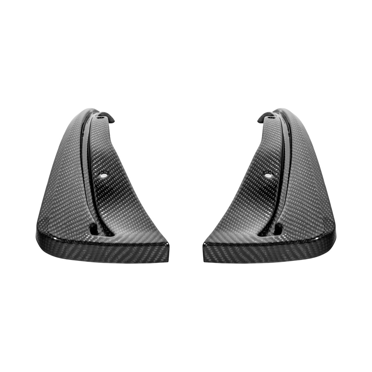 2016-2019 Cadillac ATS-V Dry Carbon Fiber Rear Mud Flaps Splash Guards