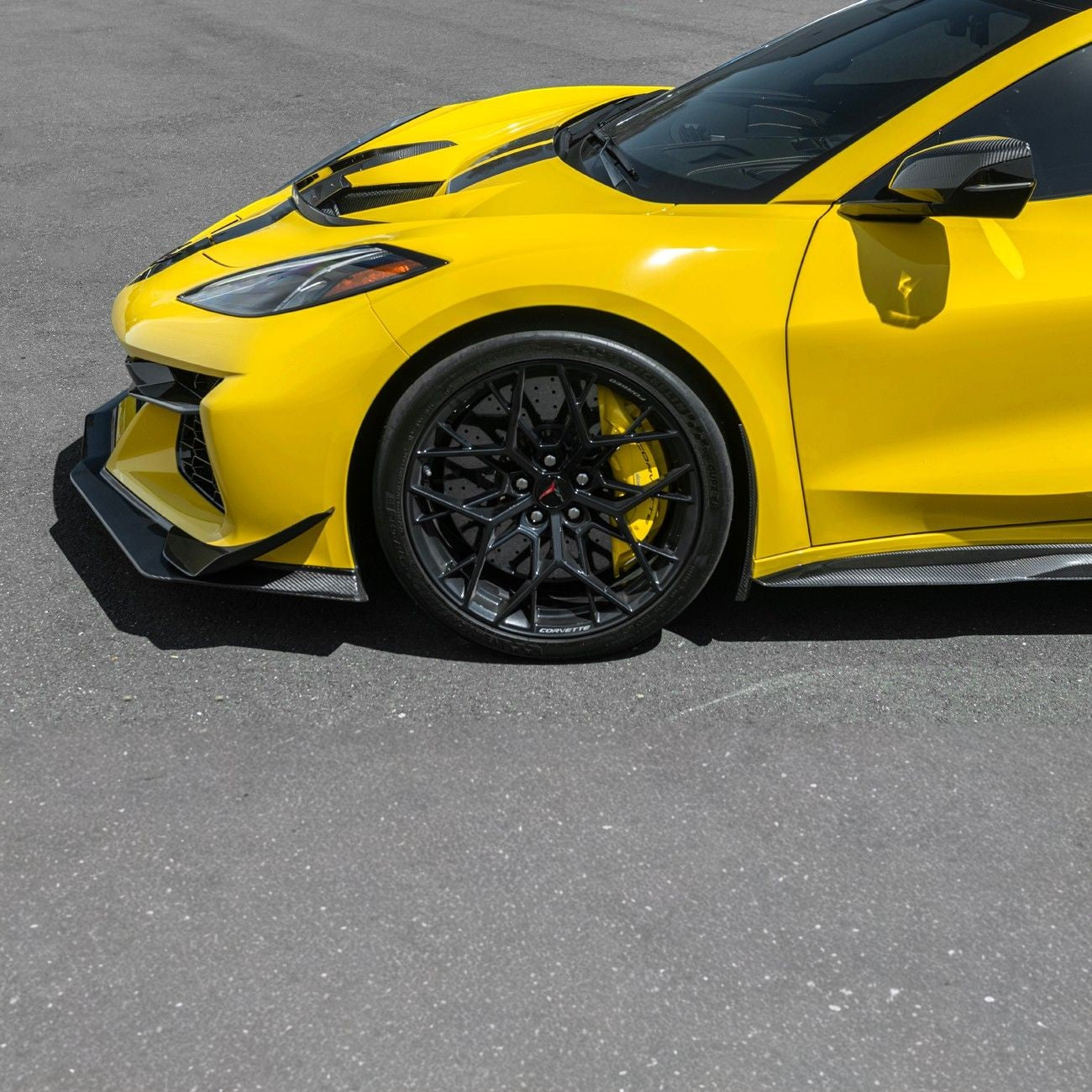 Corvette C8 Dry Carbon Fiber Front & Rear Mud Flaps