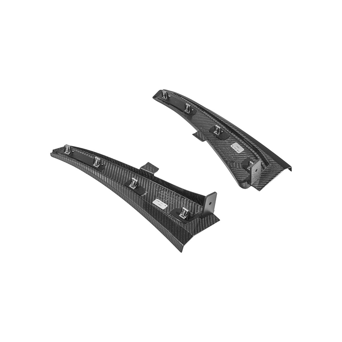 Corvette C8 Dry Carbon Fiber Front & Rear Mud Flaps