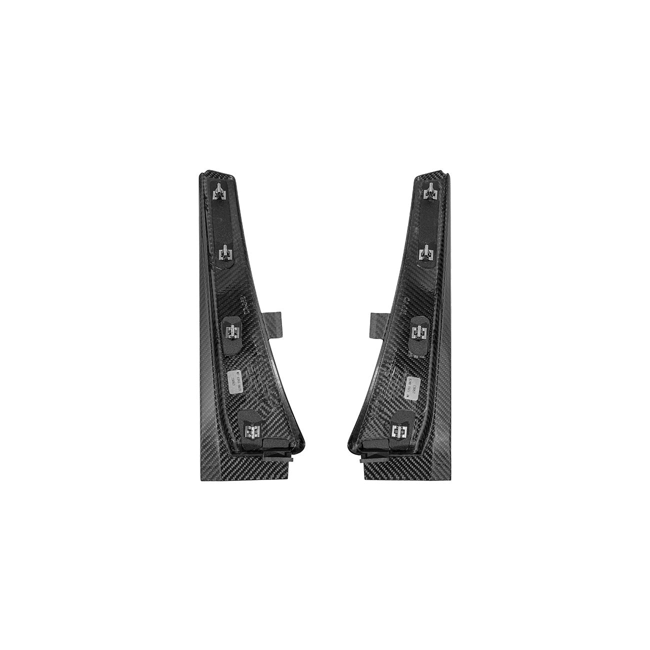 Corvette C8 Dry Carbon Fiber Front & Rear Mud Flaps