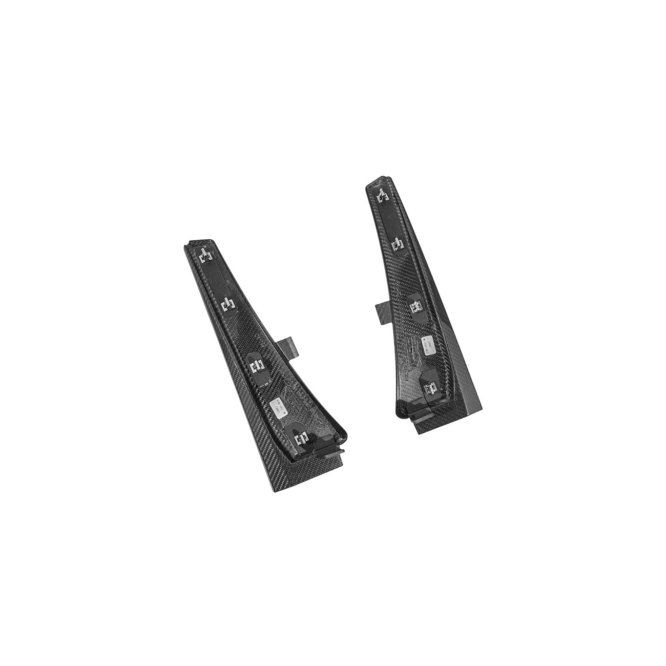 Corvette C8 Dry Carbon Fiber Front & Rear Mud Flaps
