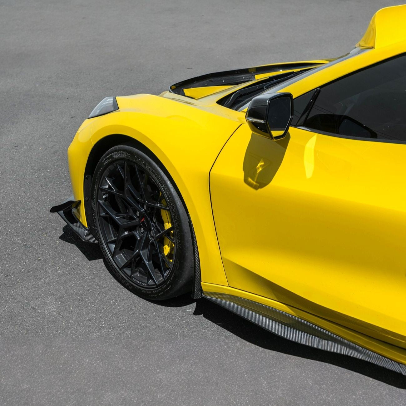 Corvette C8 Dry Carbon Fiber Front & Rear Mud Flaps