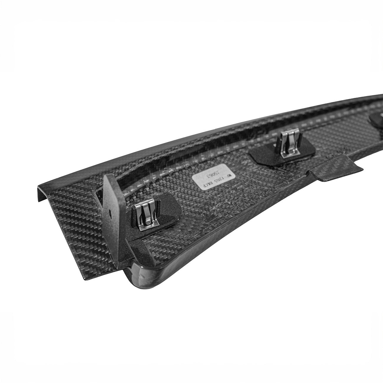 Corvette C8 Dry Carbon Fiber Factory GM XL Extended Front Side Mud Flaps