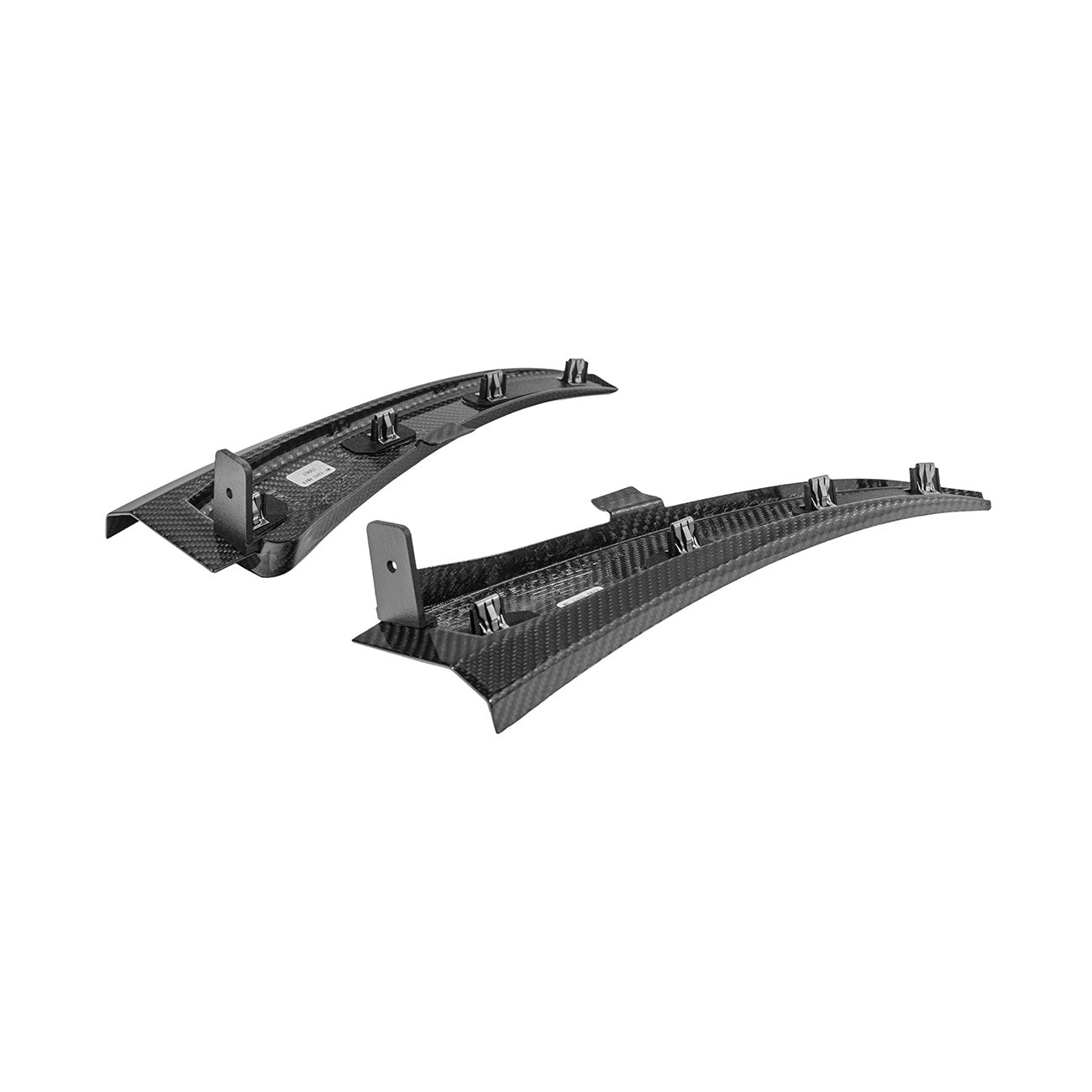 Corvette C8 Dry Carbon Fiber Rear Side Mud Flaps