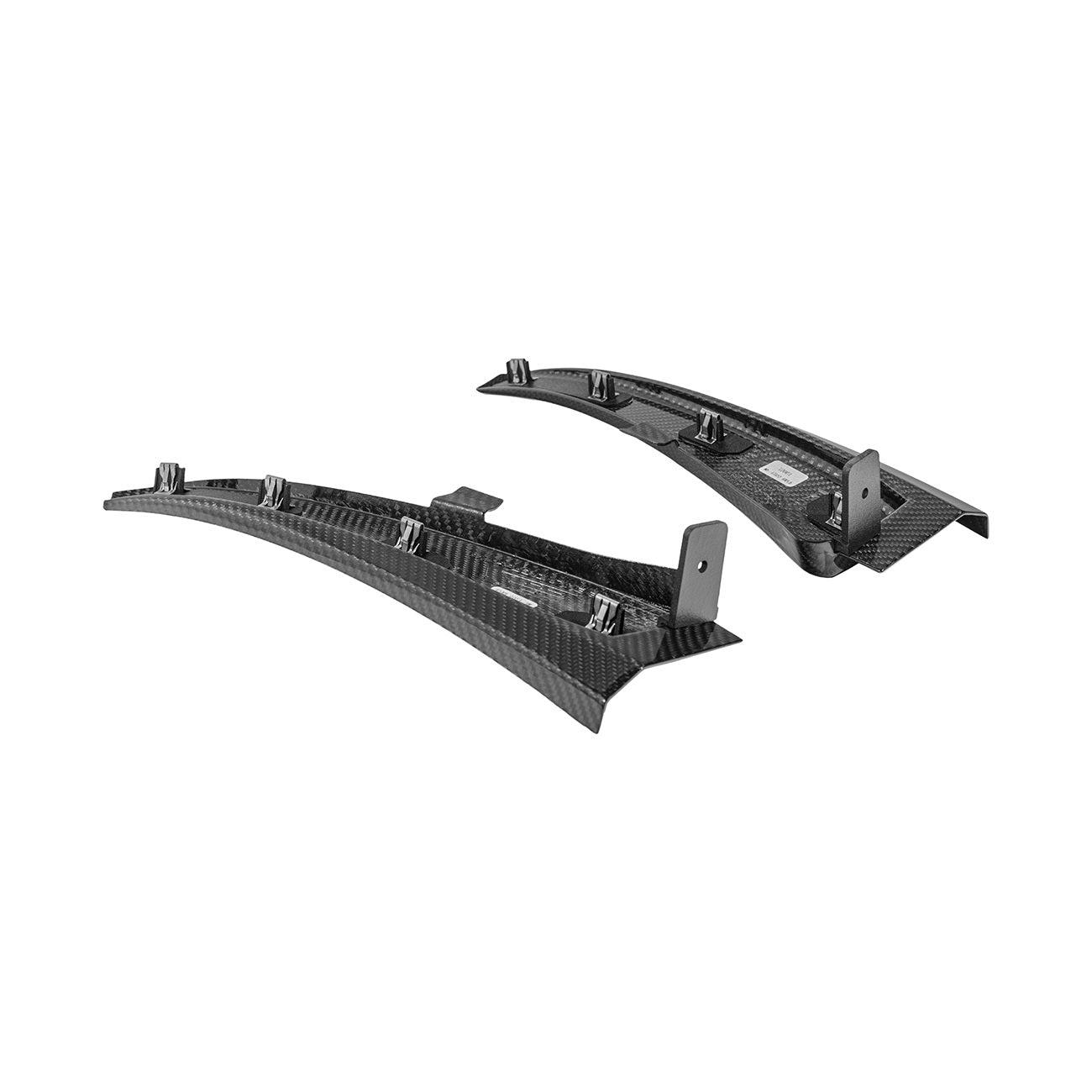Corvette C8 Dry Carbon Fiber Rear Side Mud Flaps