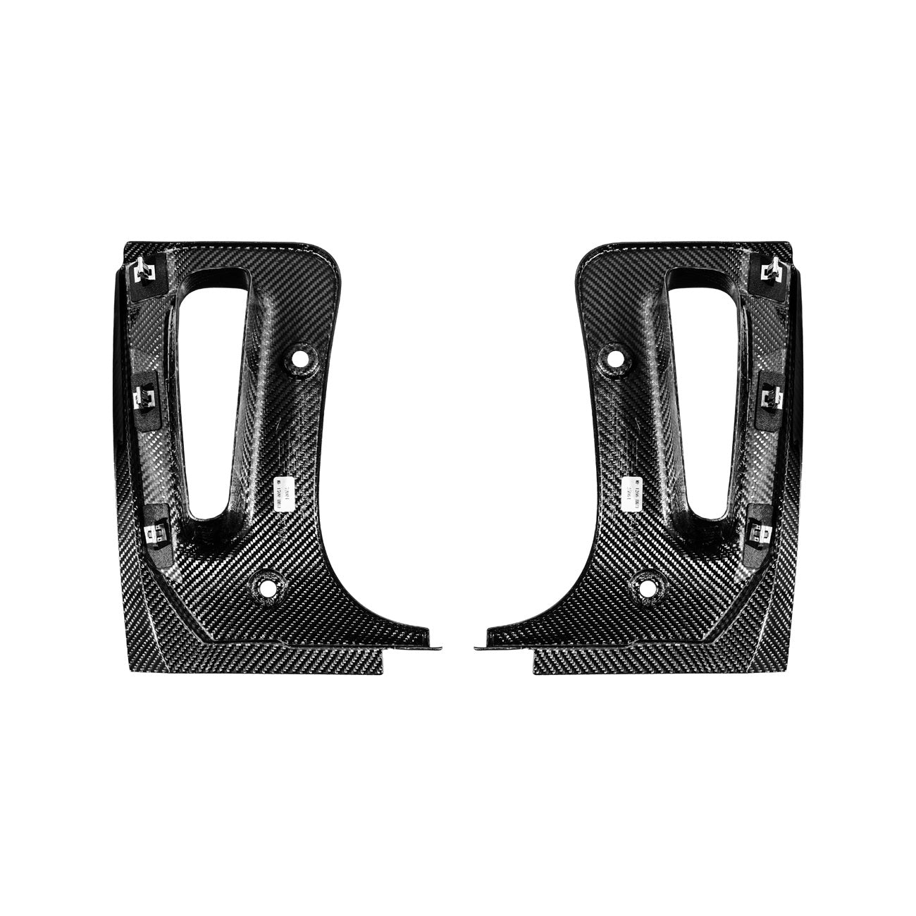 Corvette C8 Dry Carbon Fiber Front & Rear Mud Flaps