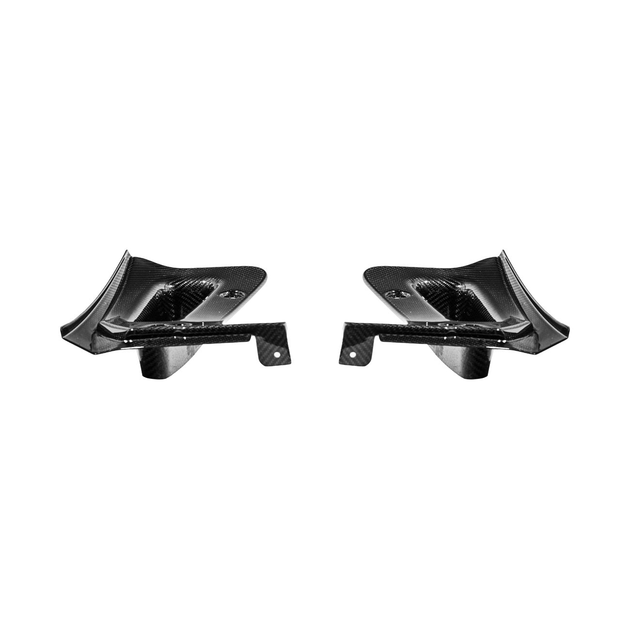 Corvette C8 Dry Carbon Fiber Front & Rear Mud Flaps
