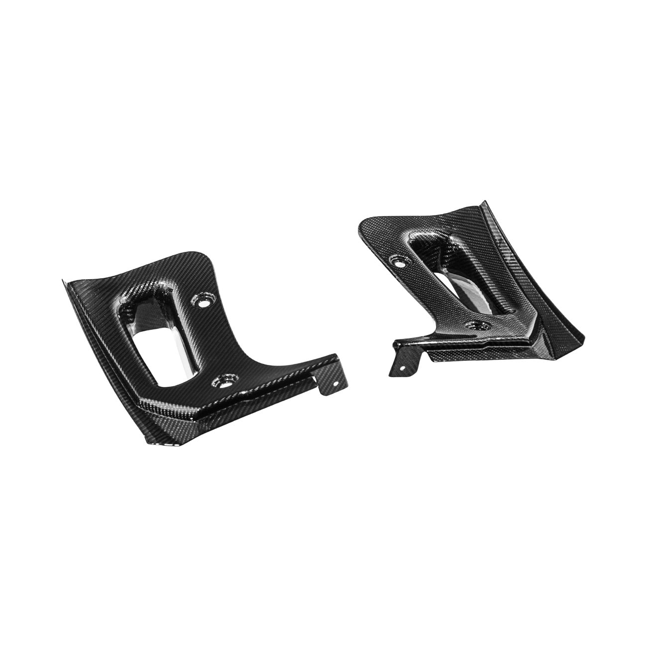 Corvette C8 Dry Carbon Fiber Front & Rear Mud Flaps