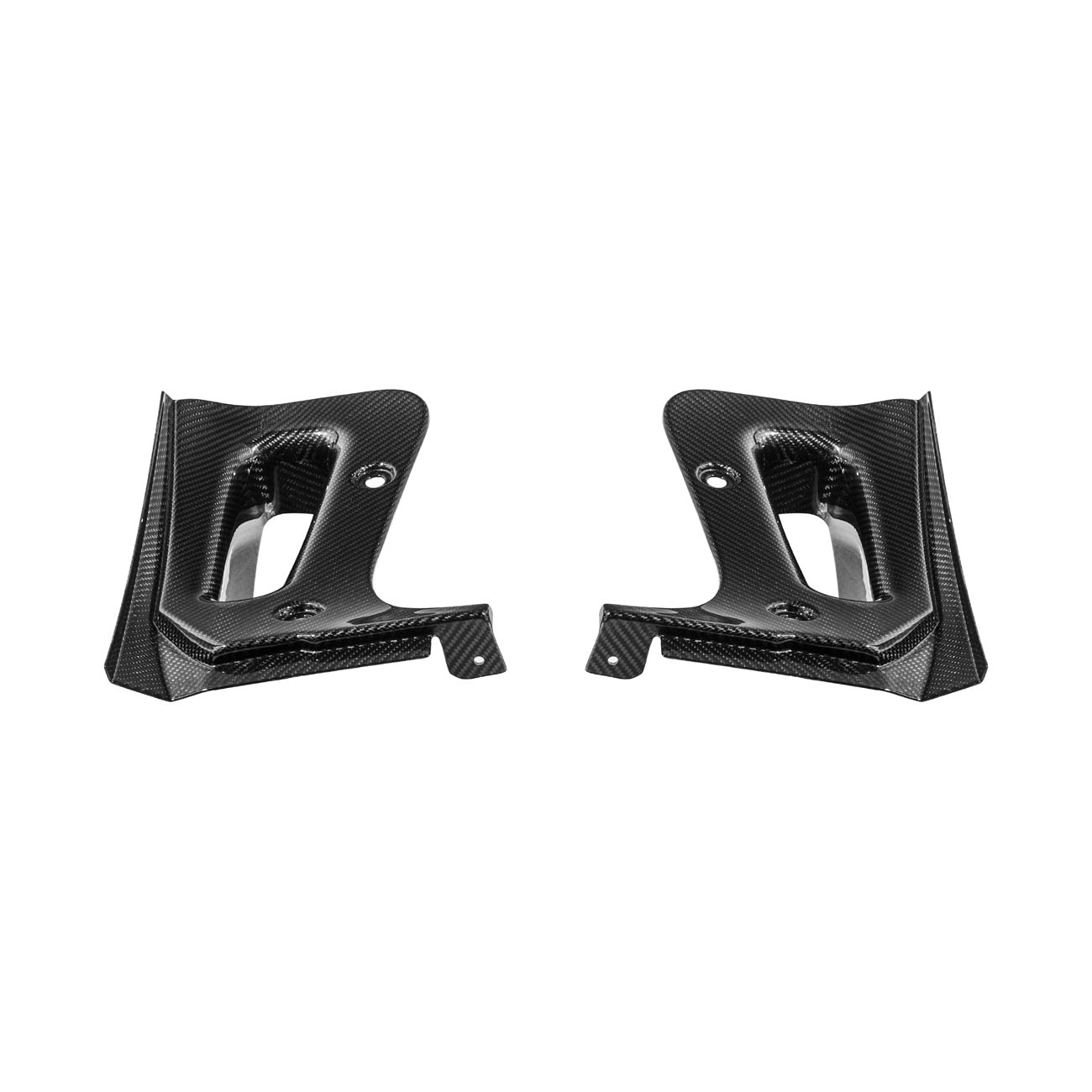 Corvette C8 Dry Carbon Fiber Front & Rear Mud Flaps