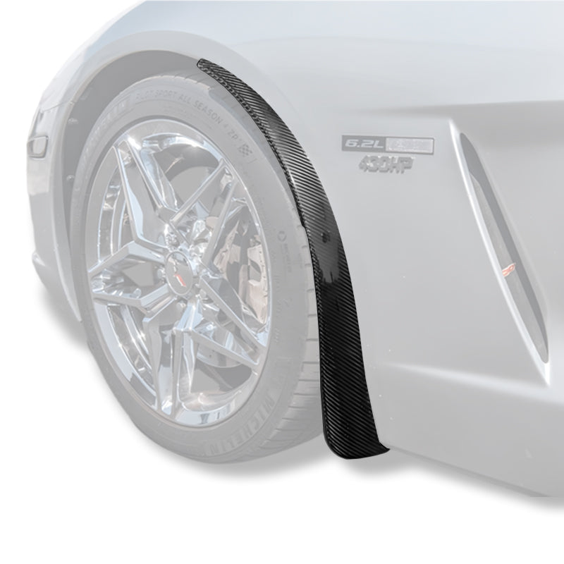 Chevrolet Corvette C6 Base Front Guards Mud Flaps