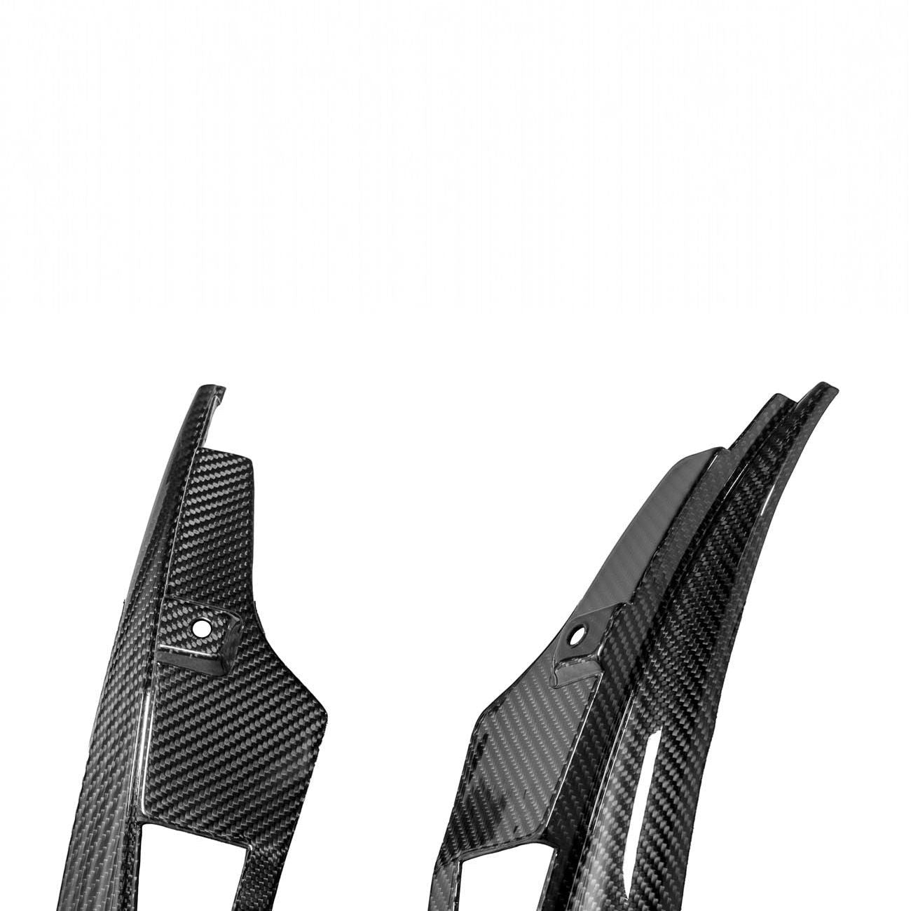 2024-Up Ford Mustang Carbon Fiber Performance XL Extended Front & Rear Mud Flap Splash Guards