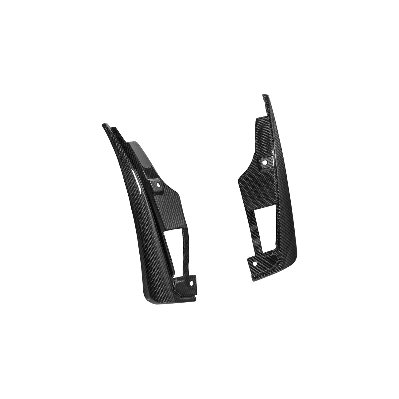 2024-Up Ford Mustang Carbon Fiber Performance XL Extended Front & Rear Mud Flap Splash Guards