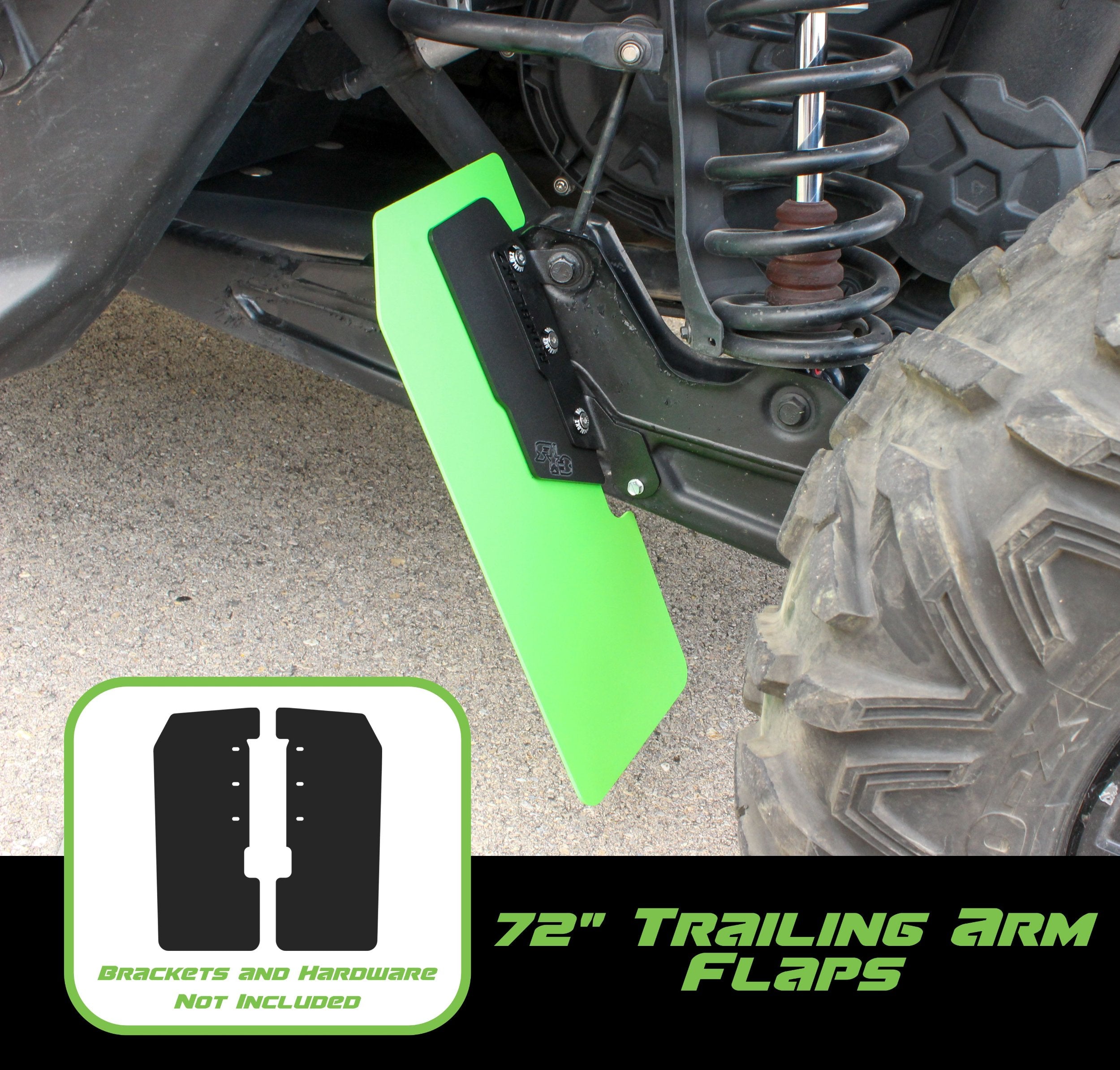 Maverick X3 Replacement Flaps - TRAILING ARM FLAPS or FLARE ACCENTS