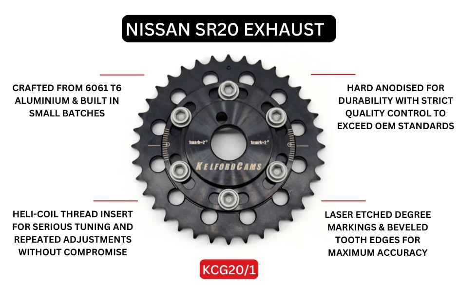 KCG20/1 | SR20 NVCS Exhaust Cam Gear