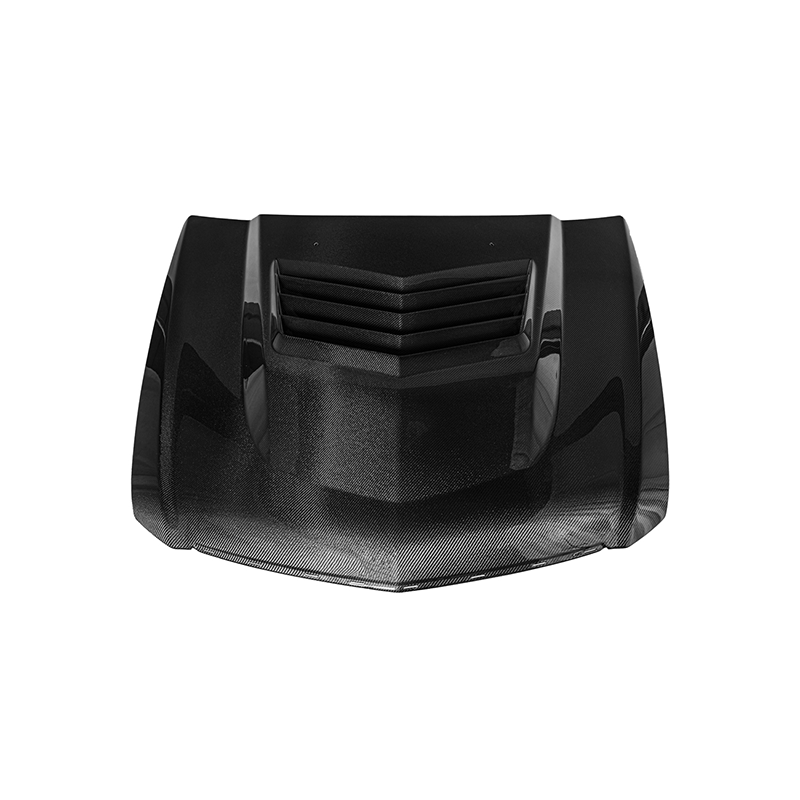 Blemished / Outlet - 2009-15 Cadillac CTS-V CARBON FIBER Middle Vented Front Bumper Hood