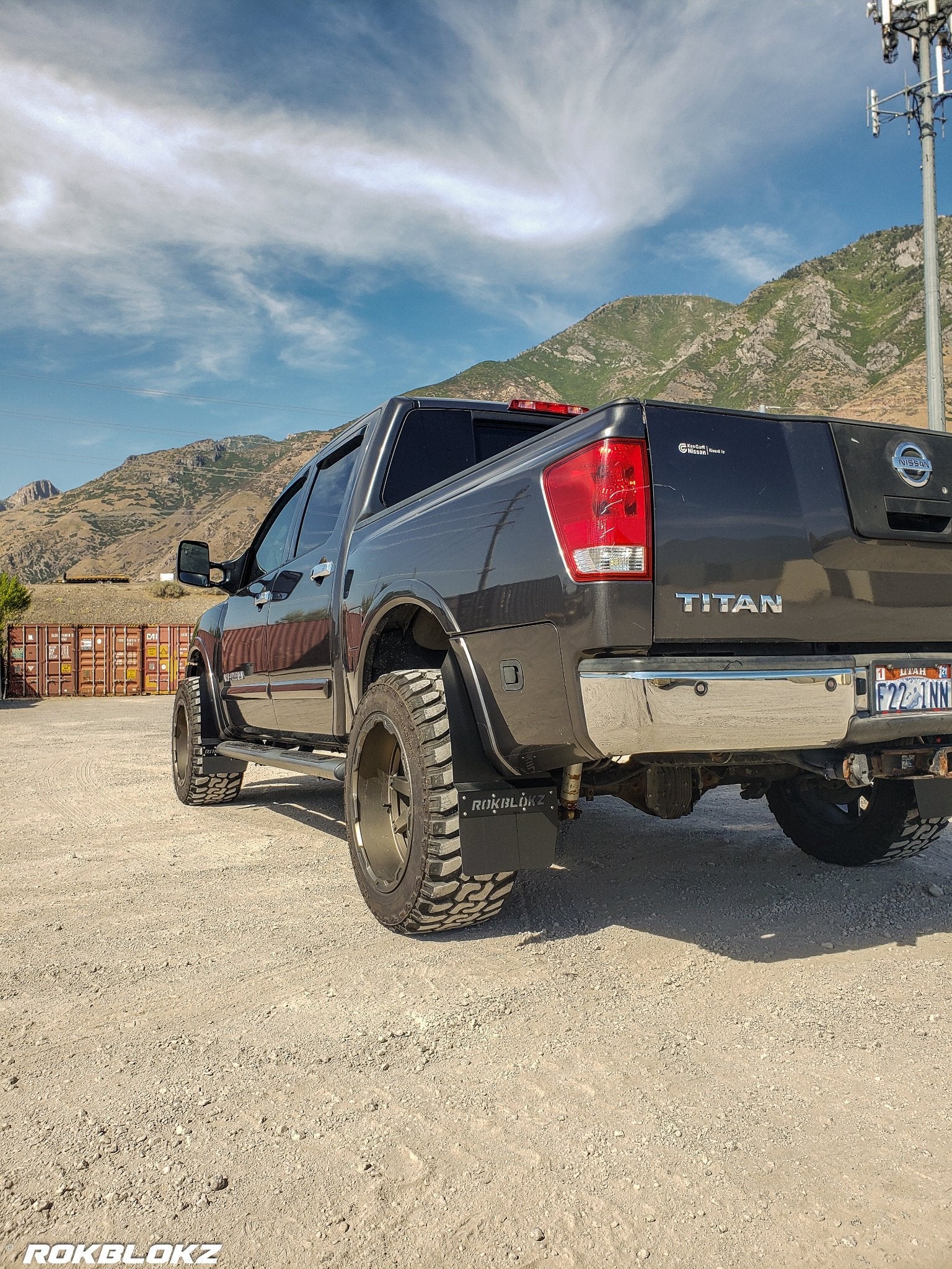 NISSAN TITAN 2004-2015 STEP BACK Mud flaps