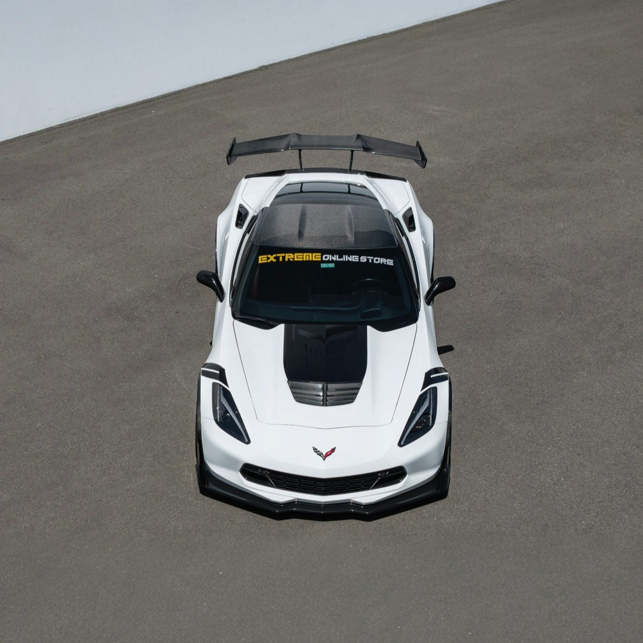Corvette C7 Carbon Fiber Roof Side Trim Panel Cover Overlays