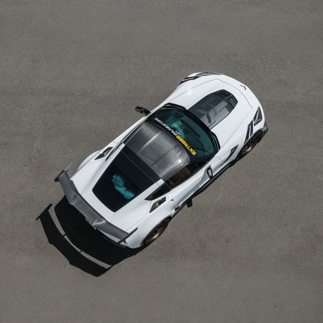 Corvette C7 Carbon Fiber Roof Side Trim Panel Cover Overlays