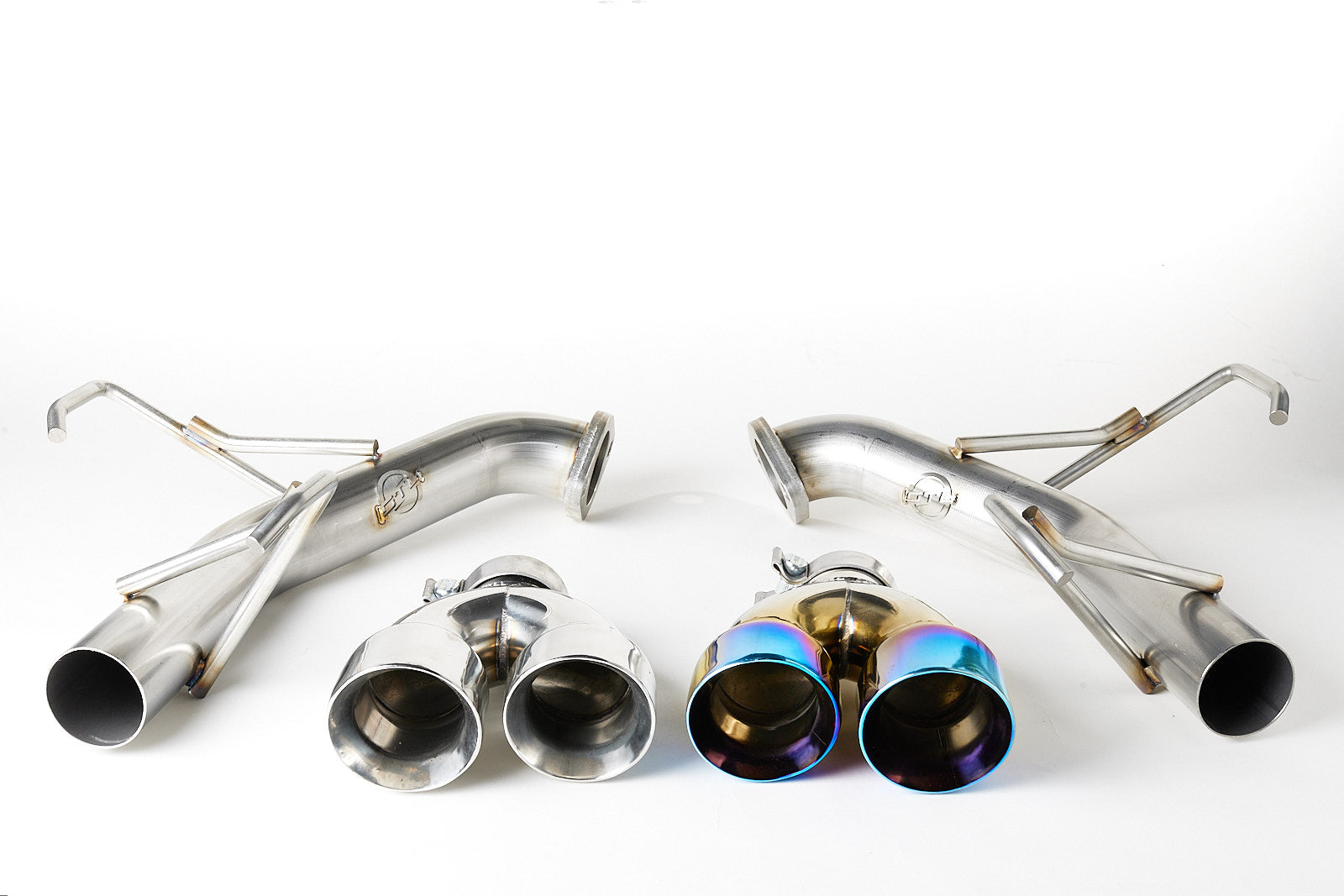 OTL Stainless Steel Axle Back Muffler Deletes - 2015-2024 Subaru WRX / 15-21 STI
